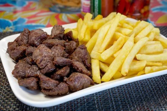 Batata frita com carne do sol